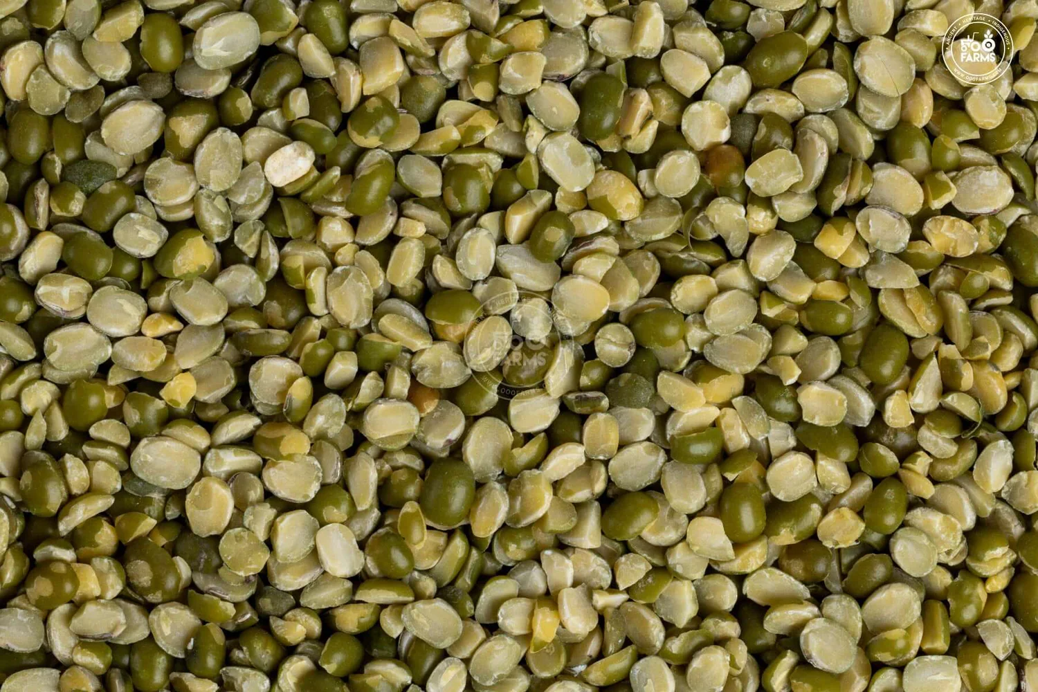Green mung beans huskless splits