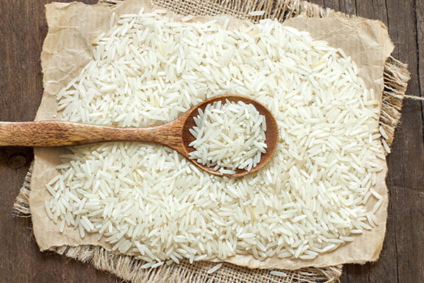 Basmati and non-basmati rice